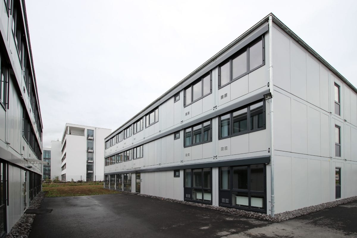 Neubau Büropark Systembauweise | Perspektive